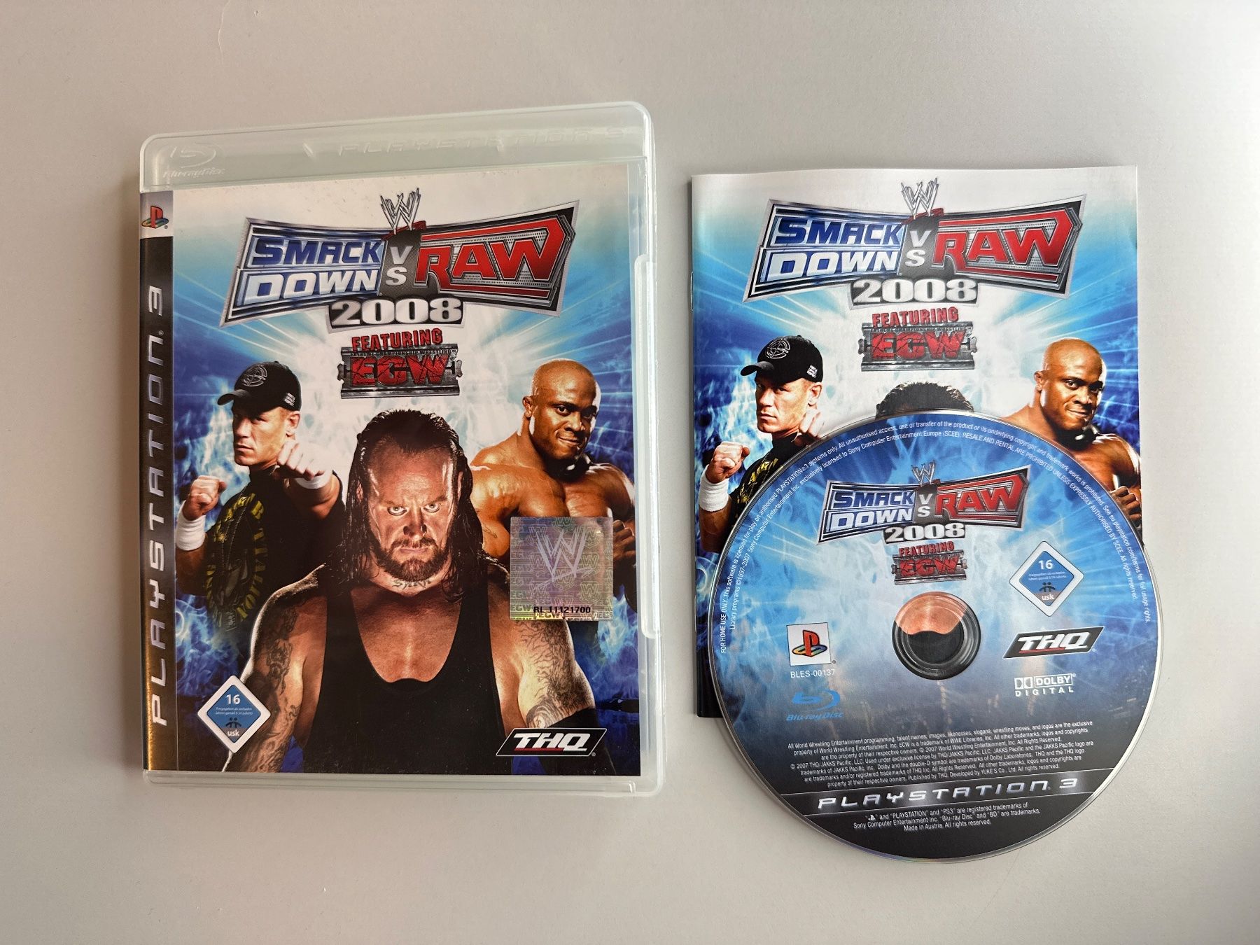 Sony Spiele: Smack Down Vs Raw 2008 - PS3 – Gebraucht aus St.gallen von taduz