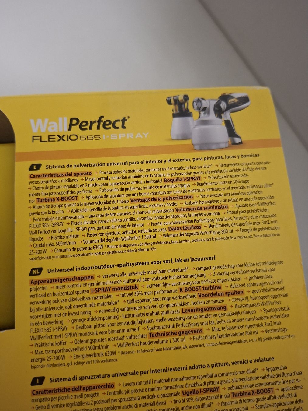 Wagner Tutte le macchine: Wagner FLEXIO 585 Farbsprühsystem - NEU & OVP – Nuovo (secondo la descrizione) da St.Gallen venduto da suryKe 4