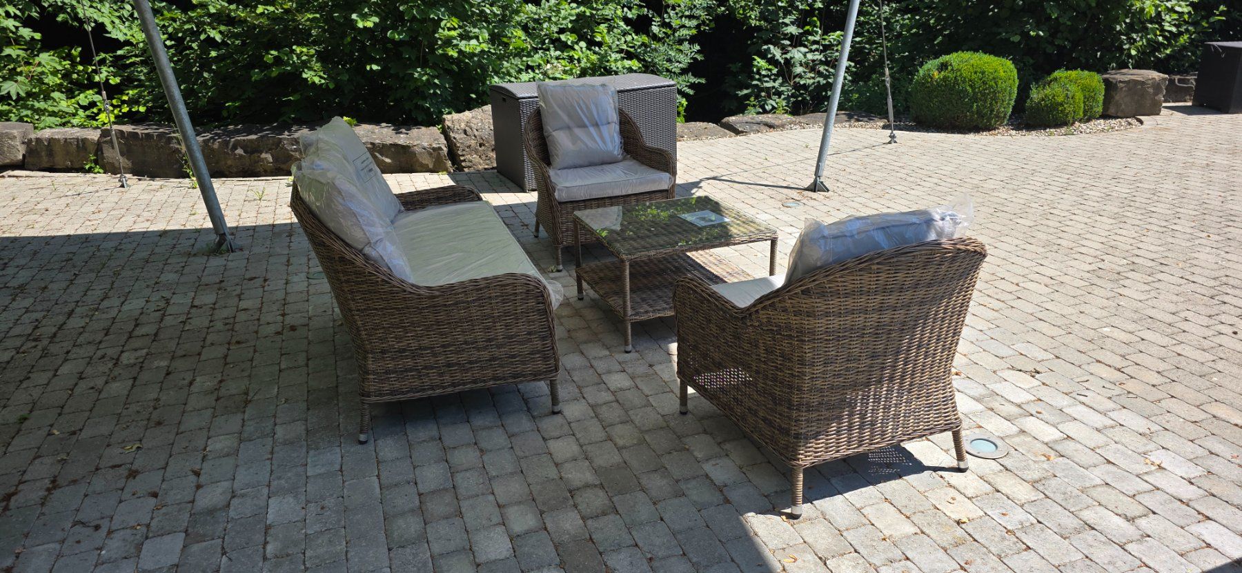 Divani: Gartenlounge Set 40% Rabatt Wicker Lounge – Nuovo e nell'imballaggio originale da Lützelflüh-Goldb venduto da Rampenverkauf_72_ 6