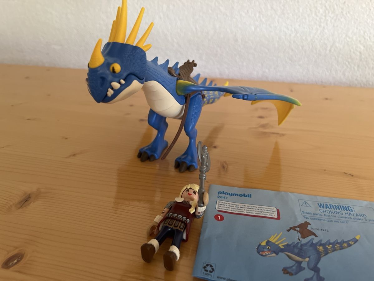 Playmobil Giocattoli: Playmobil 9247 - Dragons - Astrid und Sturmpfeil – Usato da Zuchwil venduto da Commander0 2