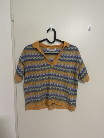 colorful knitted promod t-shirt