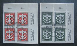 Spendenblock W19 / W20 Satz Vierer gestempelt