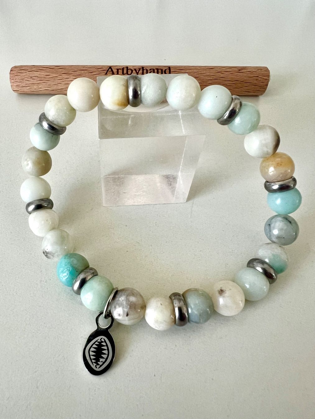 Armbänder & -reifen: Amazonit Armband in Mint & Creme - neu – Neu (gemäss Beschreibung) aus Ruswil von artbyhand 4
