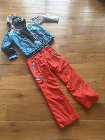 Skianzug Ziener Damen blau rot Grösse 40 gut erhalten