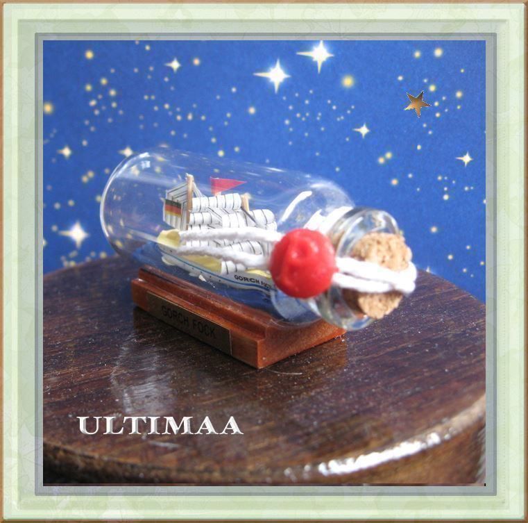 Kit di modellismo & Modellini statici: Gorch Fock-Segelschiff in 5cm- Flasche – Nuovo (secondo la descrizione) da Bern venduto da Ultimaa 1