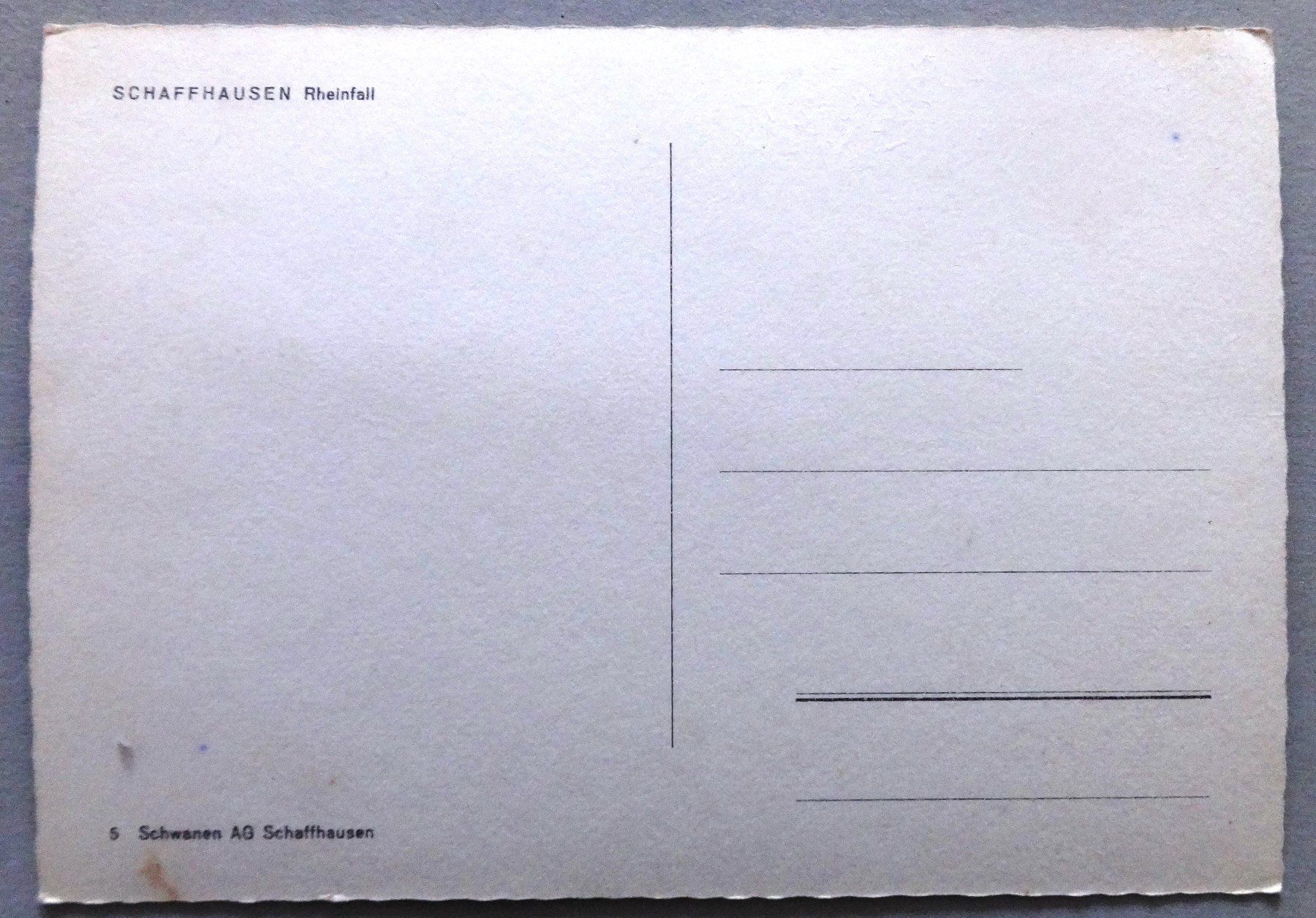 Cartoline postali: Schaffhausen - Rheinfall – Usato da Fétigny venduto da Billy2miny 1