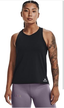 Under Armour Unisex Rush Sporttop Gr. L schwarz
