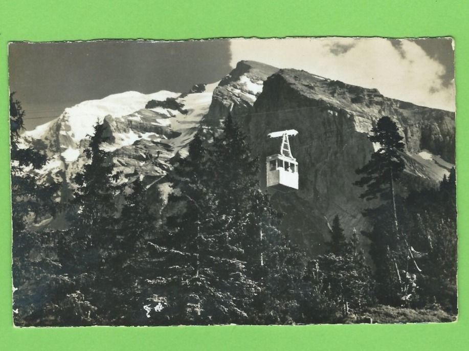 Cartoline postali: Luftseilbahn Kandersteg-Stock (Gemipass) – Usato da Zürich venduto da t24_de