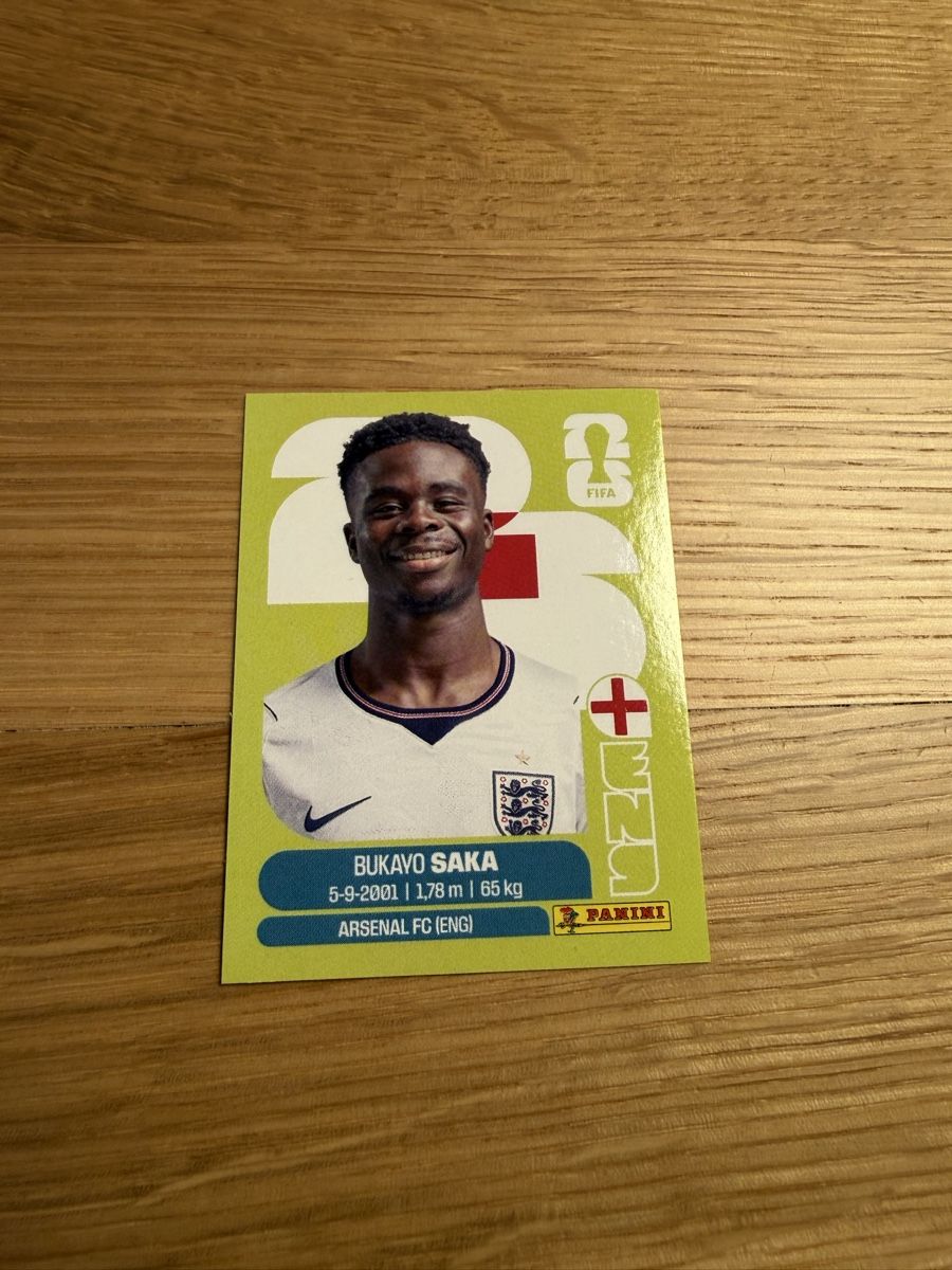 Panini Carte collezionabili: WM Panini 2026 - Saka (ENG 17) – Nuovo (secondo la descrizione) da Olten venduto da fab_75ry