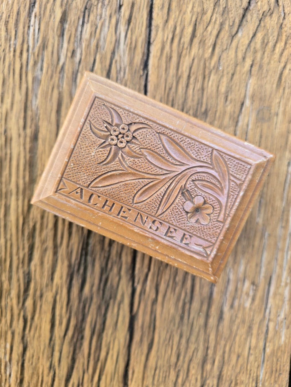 Portagioie: Holz: Dose mit Deckel – Usato da Romanshorn venduto da Rachacha