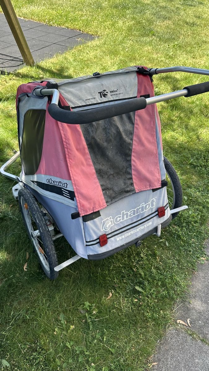 Remorques: Chariot CX 2 Kinderanhänger. – D'occasion à Münsingen par suxli 7