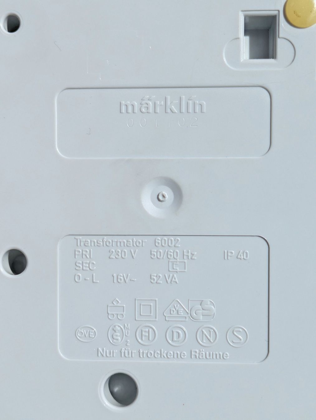 Märklin Modellini di ferrovie: 2X Märklin Trafo 6002 52 VA – Nuovo (secondo la descrizione) da Forch venduto da Tr1a 2