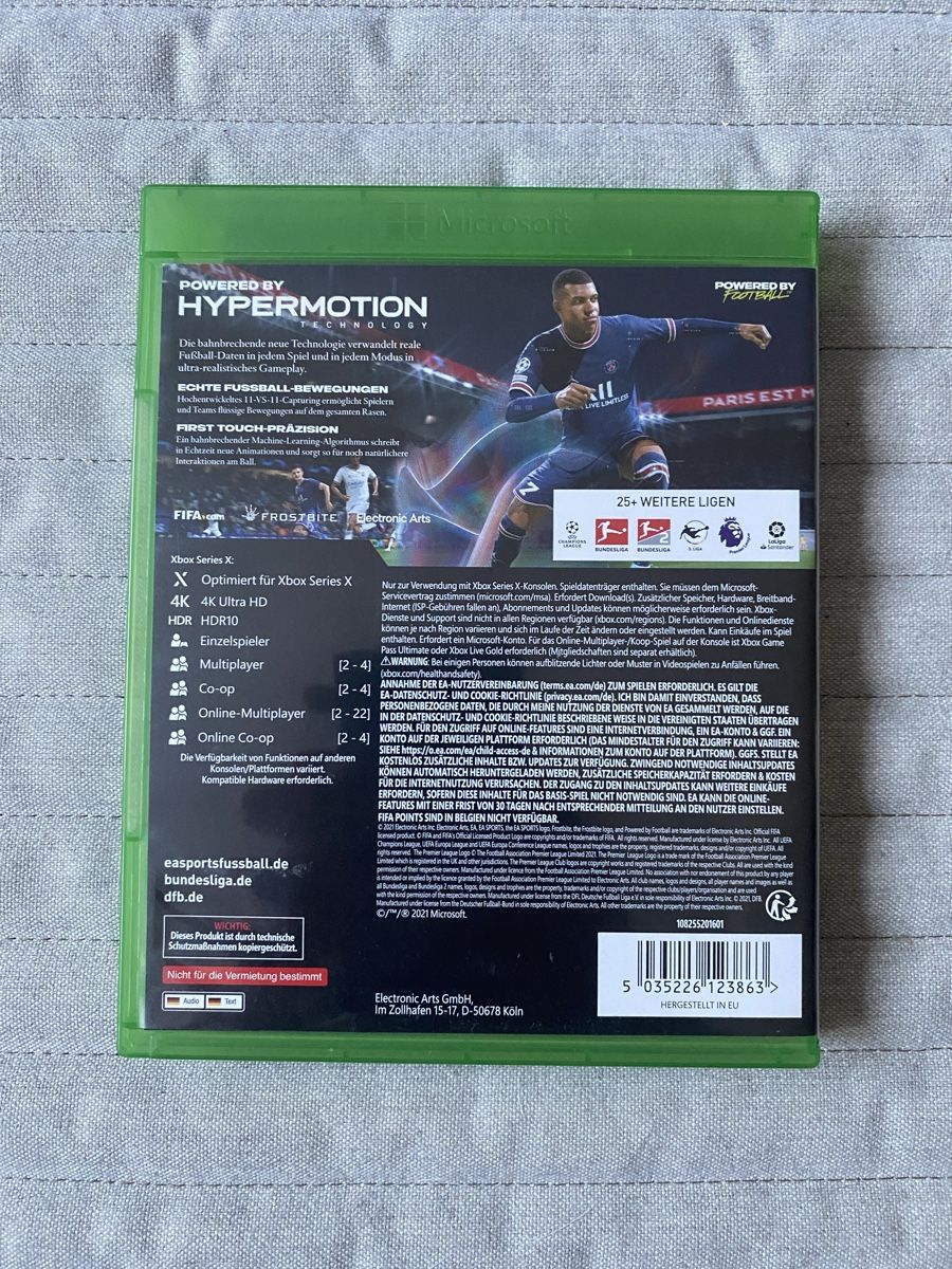 Microsoft Giochi: FIFA 22 für Xbox Series X – Usato da Thunstetten venduto da Virus_33 2
