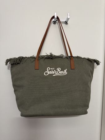 Saint Barth Tasche, grün, neu mit Etikett
