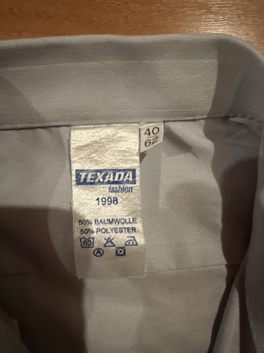 Schweizer Armee Camicie: Texada Herrenhemd Hellblau Gr. 40/62 – Usato da St. Gallen venduto da mai_2lcj 1