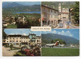Saluti da AGNO Auto, Café, Flugzeug HB-VAN