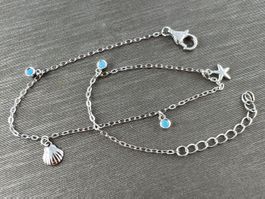 Fusskette 925 Silber