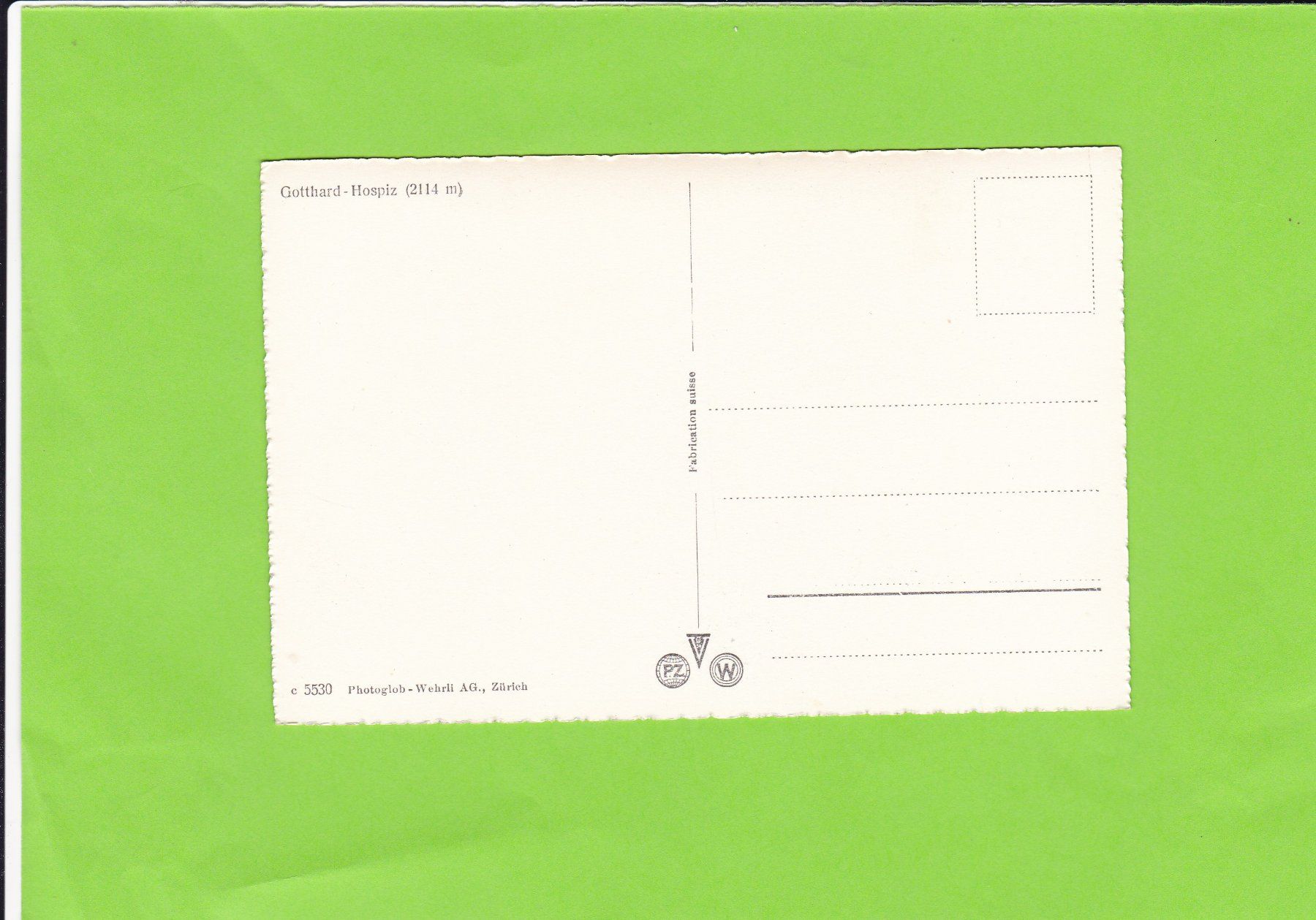 Cartoline postali: Ospizio San Gottardo – Usato da St. Peterzell venduto da neckertal 1