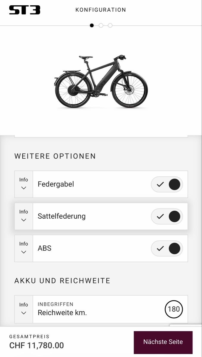 Stromer Biciclette: New Stromer ST3 L Pinion ABS Full Optional  – Nuovo (secondo la descrizione) da Heimberg venduto da 348-TS 1