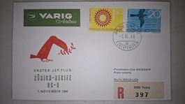 Varig Zürich - Recife DC - 8   01.11.1966