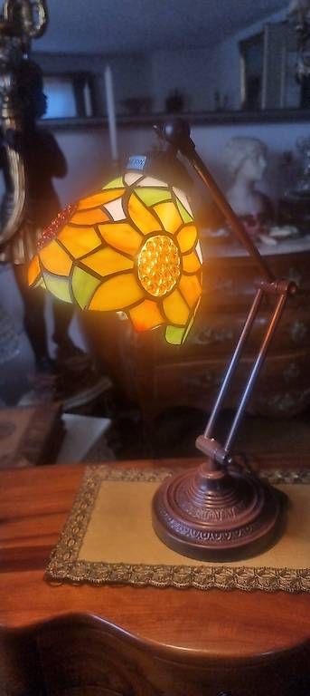 Lampade: Tiffany Lampe, Schreibtischlampe – Nuovo e nell'imballaggio originale da Kaufdorf venduto da Nati-Nati