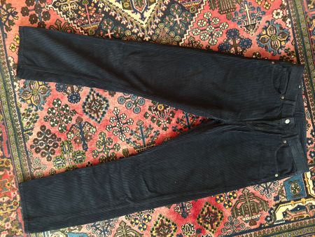 Kings of Indigo Hose Cord dunkelblau in gutem Zustand