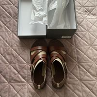Neue Vagabond Tia 2.0 Ledersandalen – cognac, Größe 38