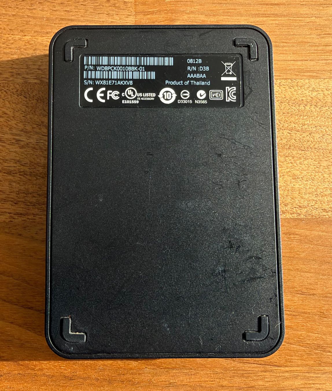 Western Digital Dischi rigidi: WD 1TB Externe Festplatte – Usato da Nidau venduto da mike_seeland 1