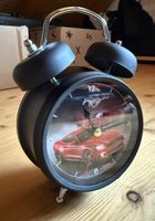 Alarm Clock Black Twin Bell Mustang Design
