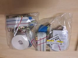 2 Profi Spanngurte 7m lang, neu und originalverpackt