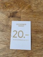 Oechsner Shoes Gutschein 20.- CHF ab 99.95 Einkauf