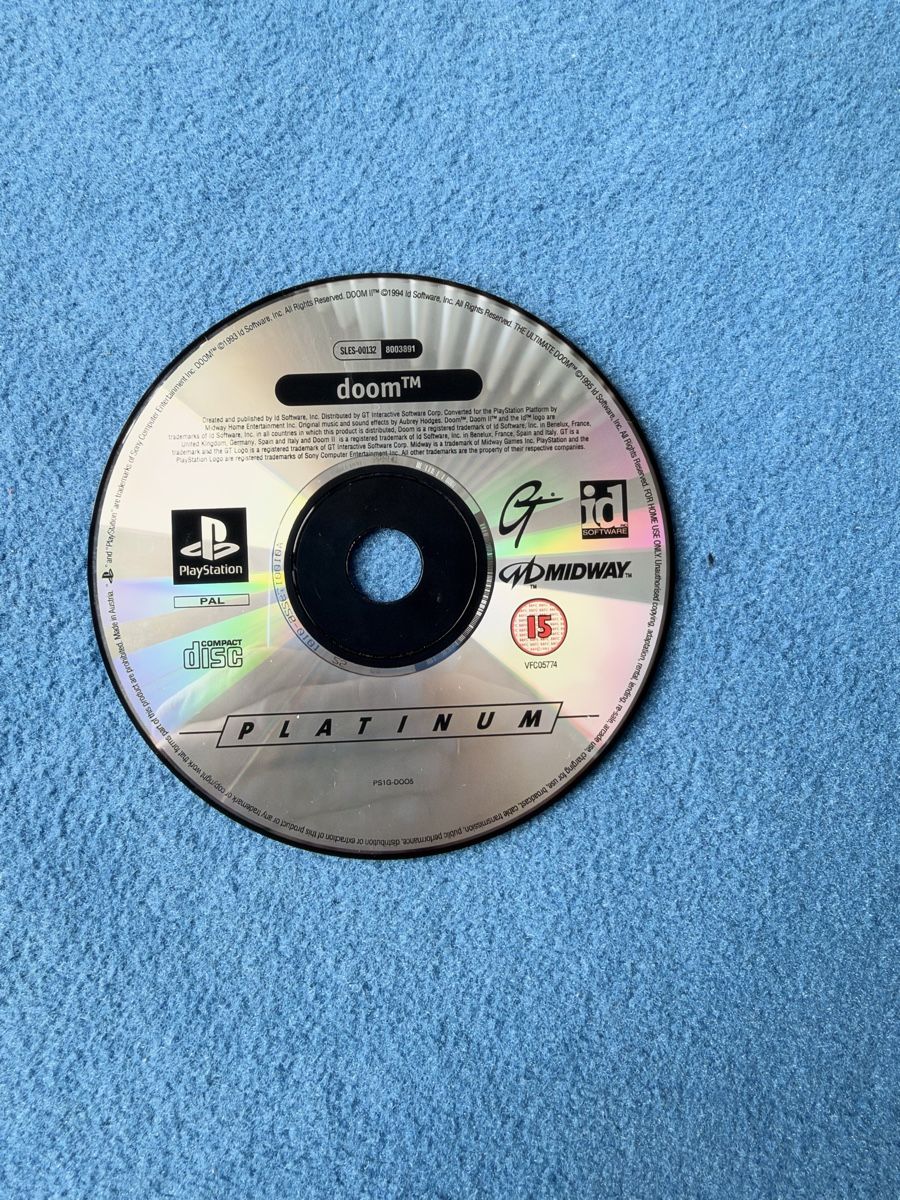 Sony Giochi: Doom Playstation 1 Game – Usato da Chur venduto da GC190
