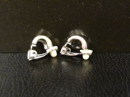 Vintage Ohrclips Clips Ohrschmuck Silber Gold 80er 90er