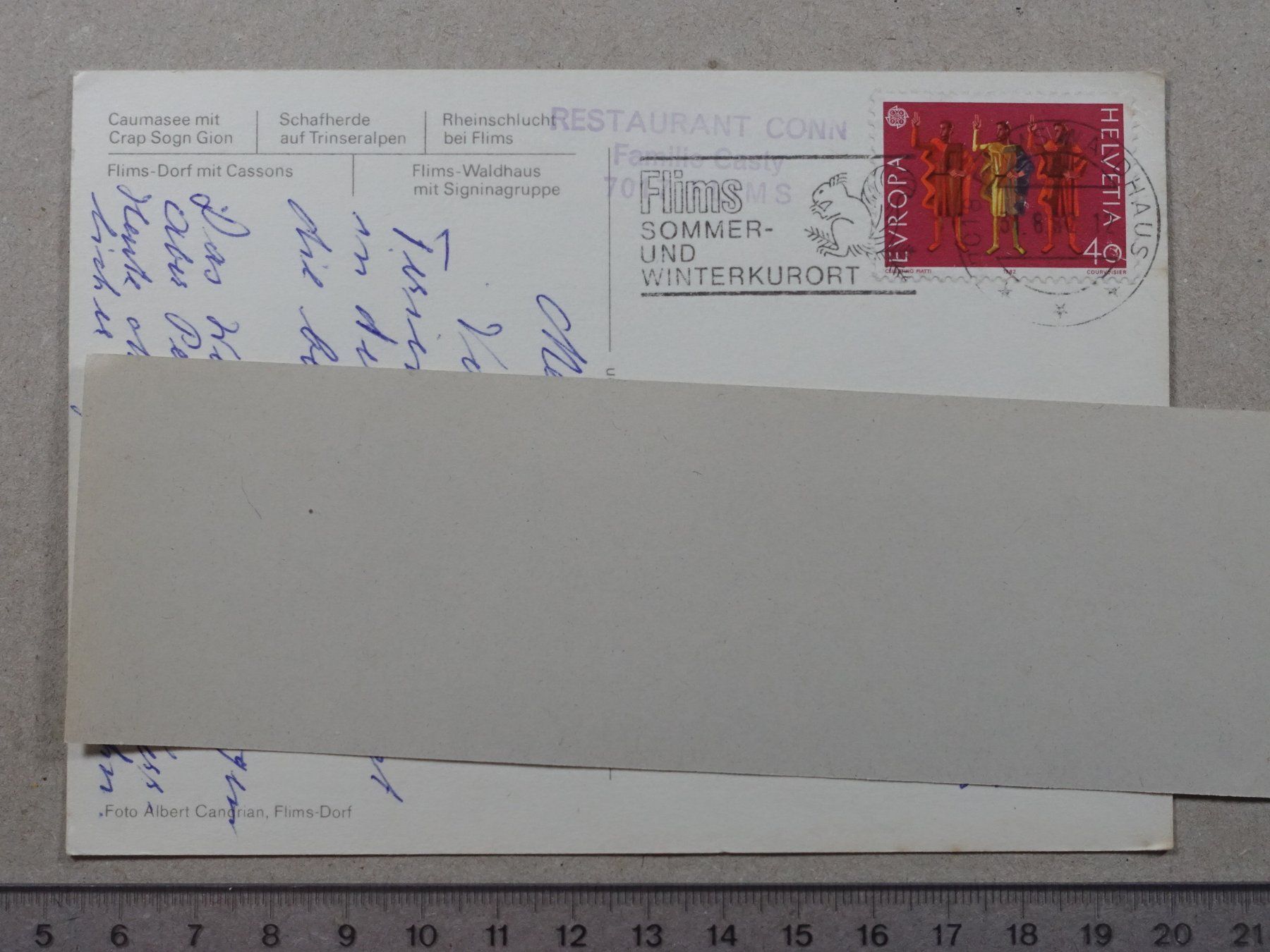 Cartes postales: Flims, 1982 – D'occasion à Lenzburg par fh1 1