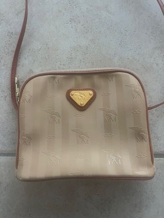 Maison Mollerus Handtasche klein beige/braun