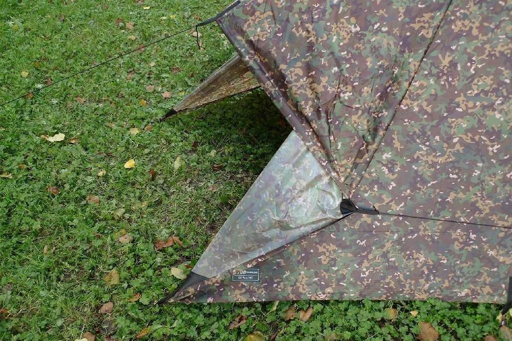 DD Hammocks Tarp XL MC - Regendach 4,5 x 3 Meter Camouflage (Neu und ...