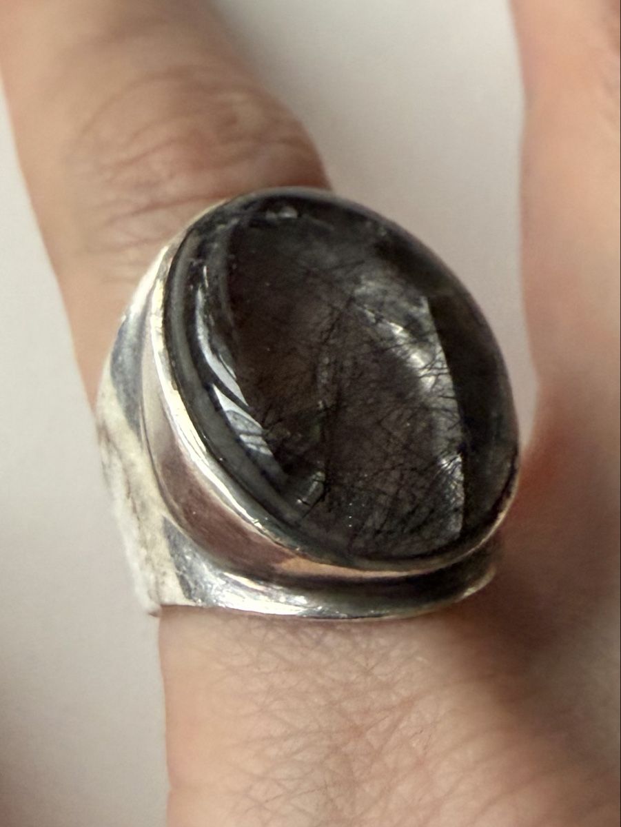 Anelli: Silber Ring mit Rutilquarz Stein. Gr.53! – Usato da Gossau venduto da Magic999 5