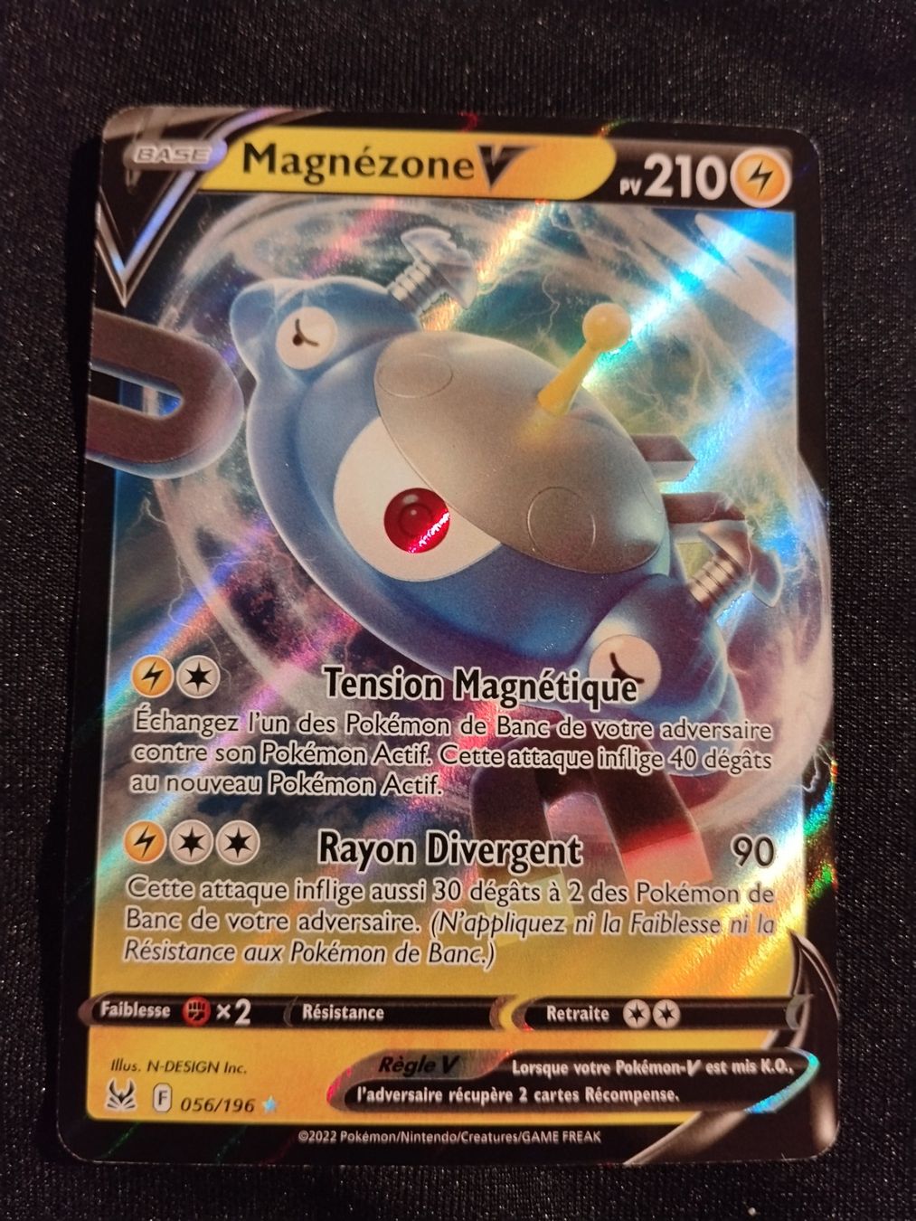 Pokémon Carte collezionabili: Pokémon Origine Perdue: Magnézone V FR – Usato da Palézieux-Village venduto da oufoux08
