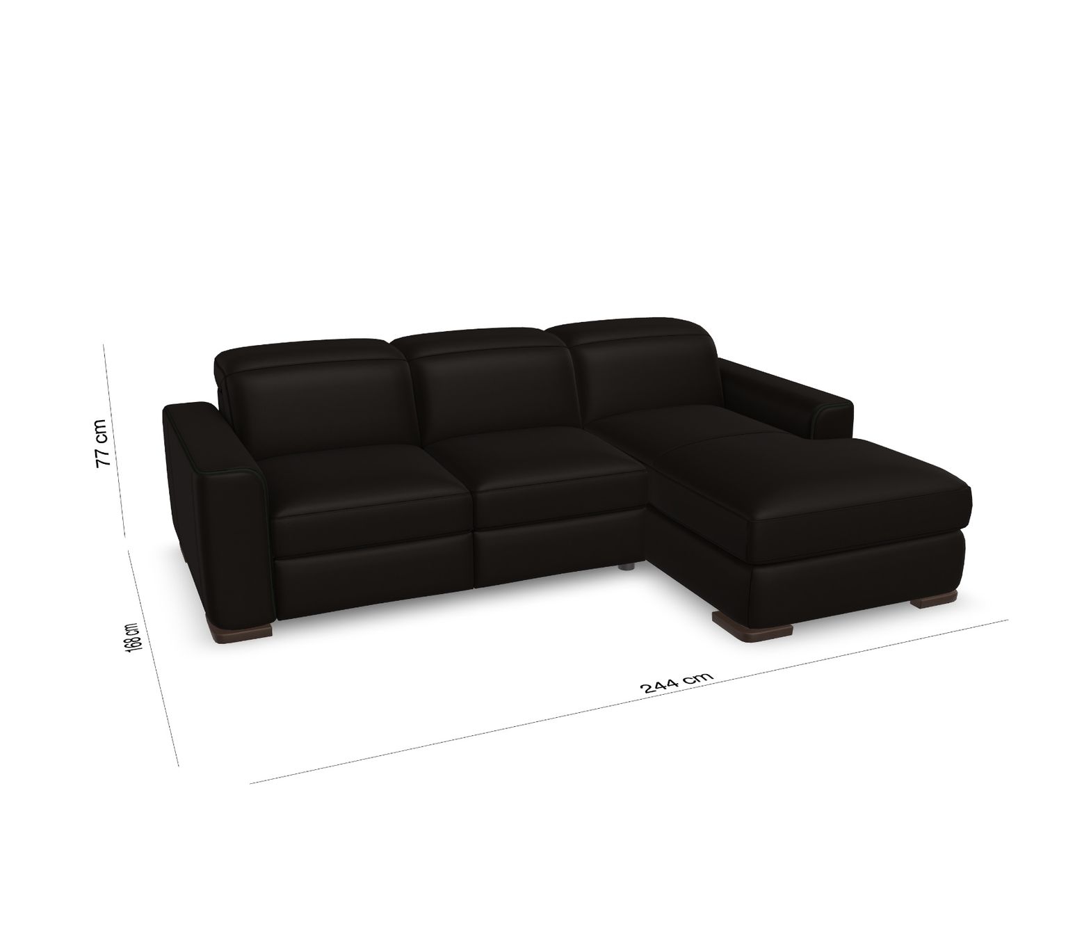 Natuzzi Divani: Relaxsofa elektrisch Natuzzi Diesis mit Chaise Longue – Usato da Solothurn venduto da Teinele 5