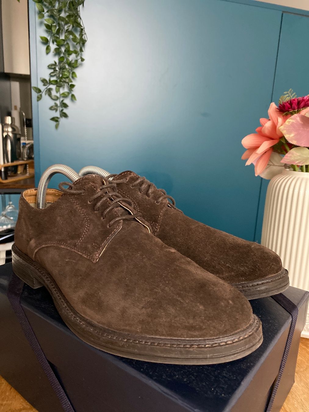 Scarpe da uomo: Herren Schuhe, Wildleder Braun, Grösse 42 – Usato da Schlieren venduto da Javisnchz