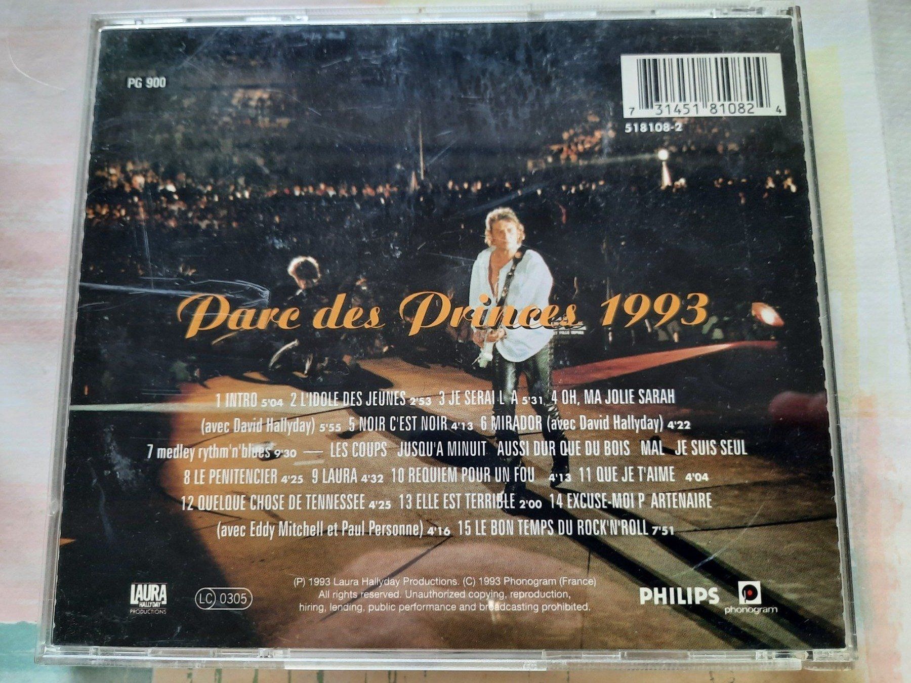 CD: Cd Johnny Hallyday - Parc des Princes 1993 – Usato da Pully venduto da bro_n52j 1
