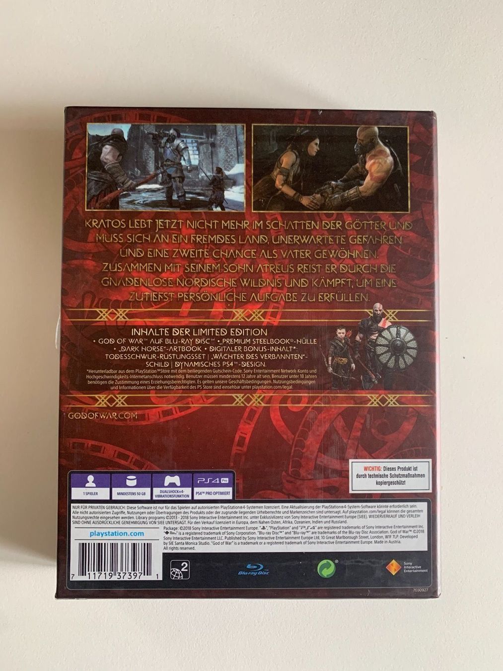 Giochi: GOD OF WAR - LIMITED EDITION – Nuovo e nell'imballaggio originale da Dättwil AG venduto da Ermes54 1