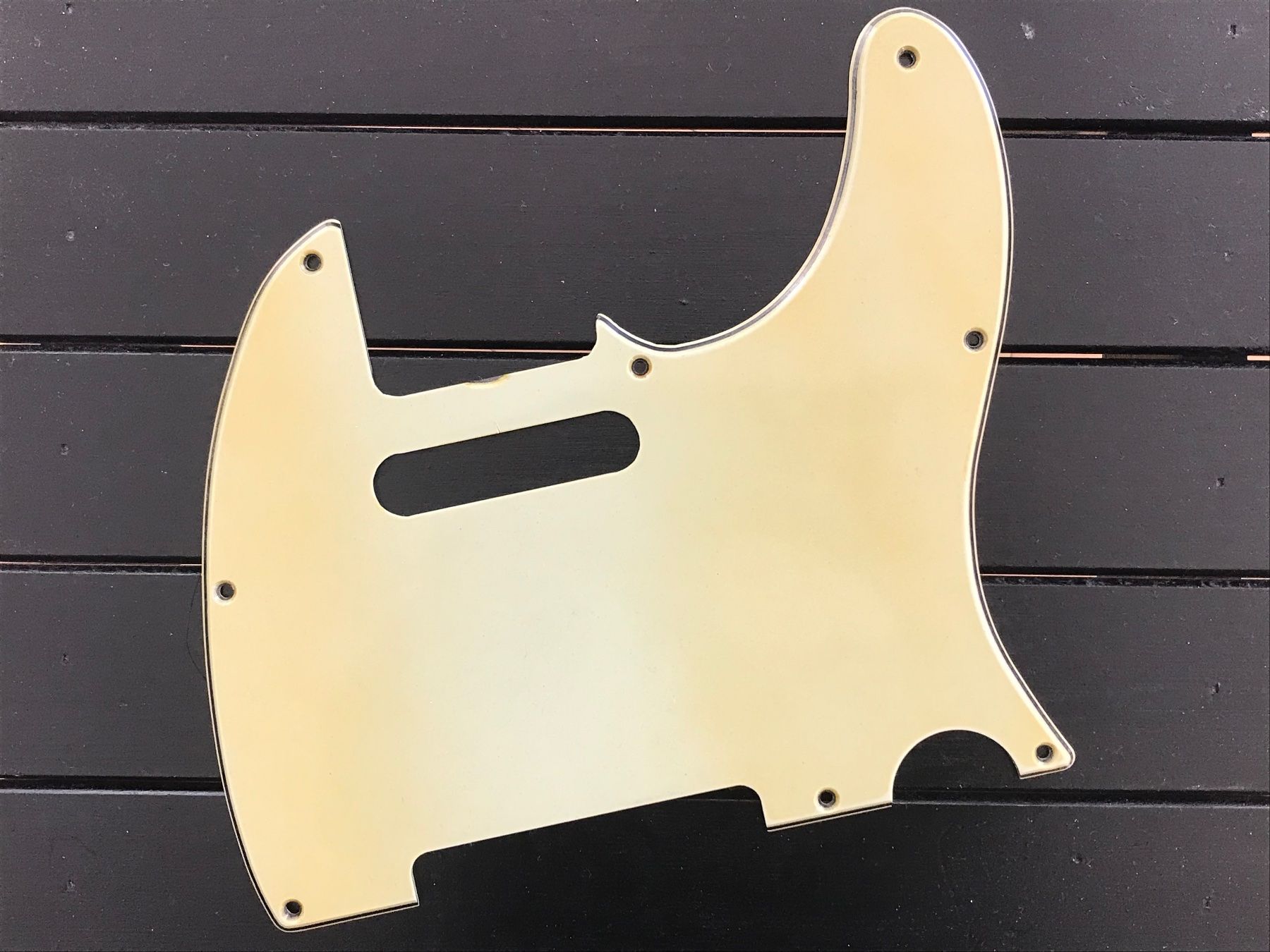 Strumenti musicali: Telecaster GVT Pickguard Aged Smok AAA Celluloid Pickguard – Usato da Winterthur venduto da SF_72