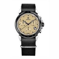 🇨🇭 Herrenuhr ®JOWISSA Chronograph Nato Armband Schwarz NEU