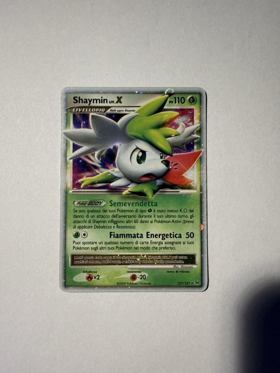 Pokémon Carte collezionabili: Shaymin liv. X – Usato da Ascona venduto da Prime333389