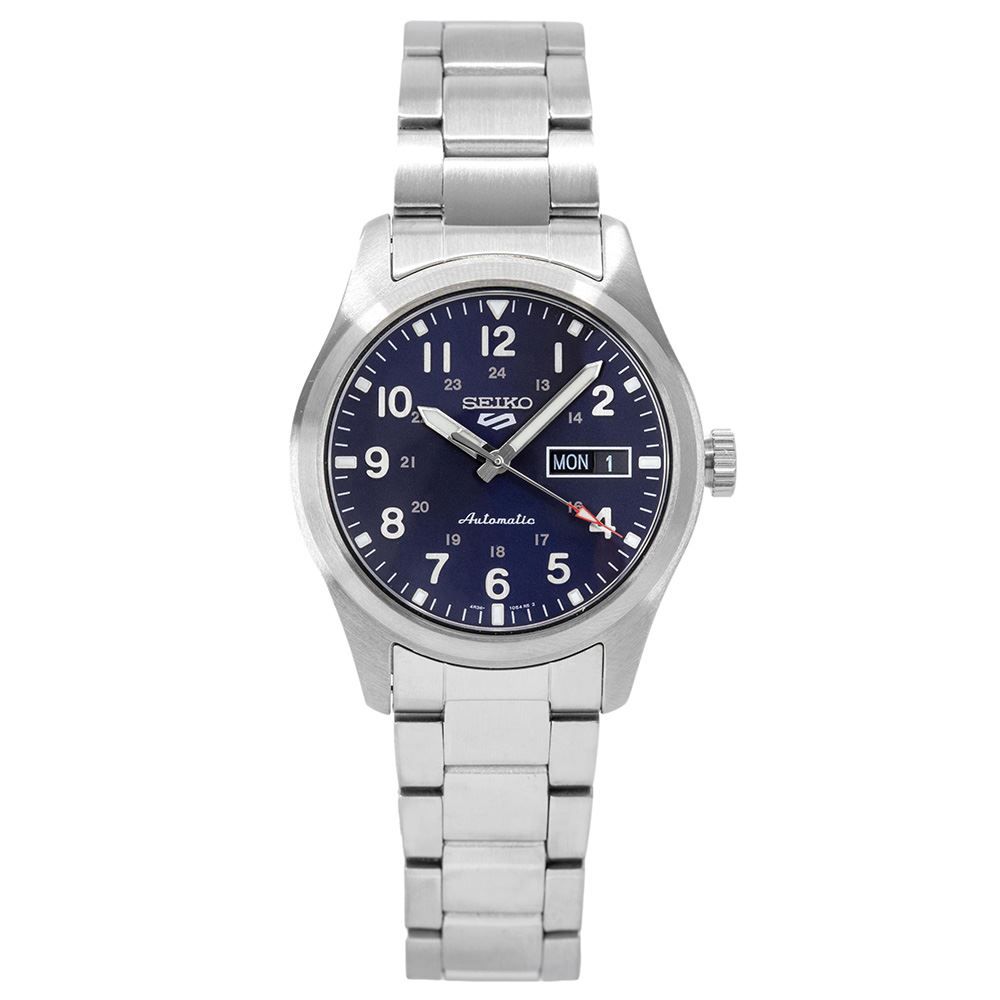 Seiko Orologi: Seiko SRPG29K1 5 Sport Blue Dial – Nuovo (secondo la descrizione) da Schindellegi venduto da harveystore 1