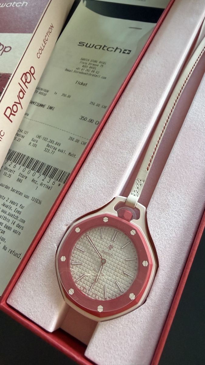 Swatch Orologi: Ap x Swatch Royal Pop Otto Rosso – Nuovo (secondo la descrizione) da Basel venduto da rup_r2m2 2