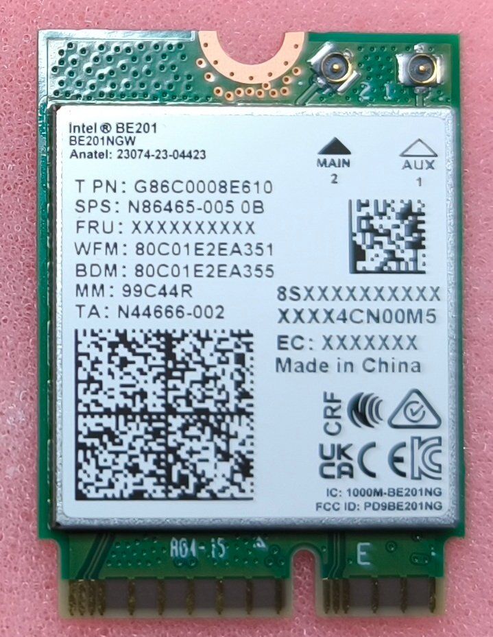 Intel Unità & Adattatore: INTEL BE201NGW WIFI 7 – Nuovo (secondo la descrizione) da Langwiesen venduto da Wobrec