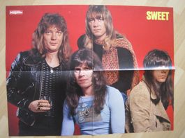 SWEET & PETER MAFFAY KULT POSTER aus Freizeit Magazin 1977