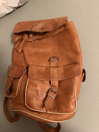 Rucksack aus Echtleder